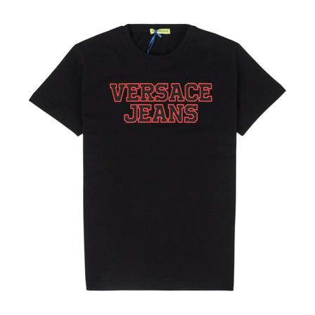 Versace Jeans Couture - T-shirts - Svart - Herr - Storlek: M, Herr, Storlek: M