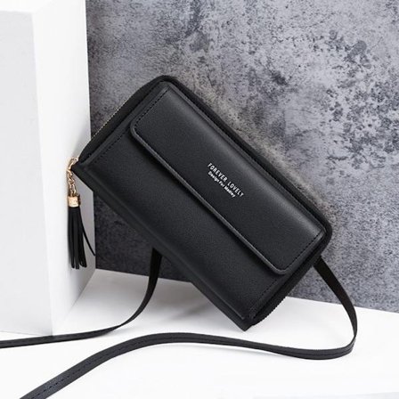 Kvinnor Axelremsväska Tofs Handväskor Liten Crossbody Mobiltelefonväska