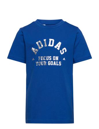 Graphic T-Shirt T-shirts Short-sleeved Blå Adidas Performance