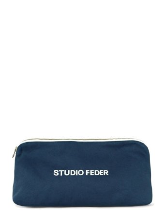 Celia Mini Toiletry Bag - Canvas Navy STUDIO FEDER
