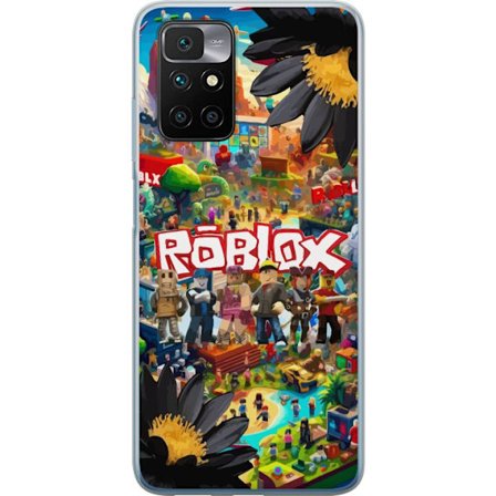 Kompatibelt Mobilskal till Xiaomi Xiaomi Redmi 10 Roblox äventyrsvärld full av figurer, färgstarka spelmiljöer och actionfyllda byggvärldar - pop