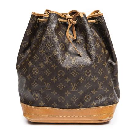 Louis Vuitton Vintage, Pre-owned Noe GM Monogram Bag Bruin, Dames, Maat:ONE Size,brass