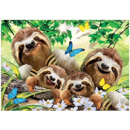 30x40cm 5D DIY Diamantmaleri Fuld, Dyr, DIY Diamant Rhinestone