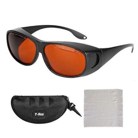 OD4+ OD6+ 190-540NM 800-1700NM Laserbeskyttelsesbriller Sikkerhedsbriller