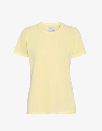 Women Light Organic Tee - Soft Yellow M