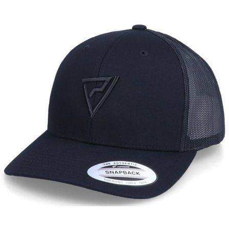 Padelville - Svart trucker Keps - Black Logo 3D Black Trucker @ Hatstore