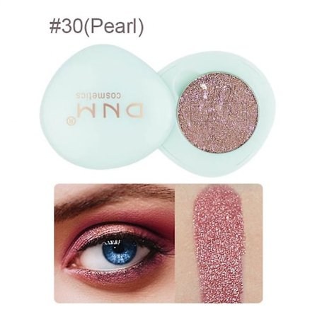Dnm 30 farver Monokrom Øjenskygge Palet Perlemor Mat Glitrende Pudder Lysnende Reparerende Silkeorm Jord Øjenskygge