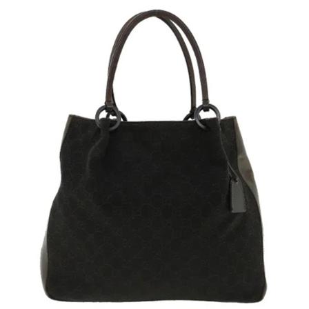 Gucci Vintage, Pre-owned Canvas gucci-bags Bruin, Dames, Maat:ONE Size,leer