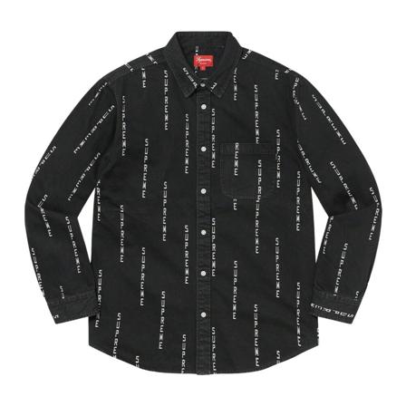 Supreme Shirts Sort, Herre Skjorter, Størrelse: L