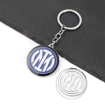 2-pack Colorful Metal Keychains for Cars, Souvenirs and Gifts for Football Fans