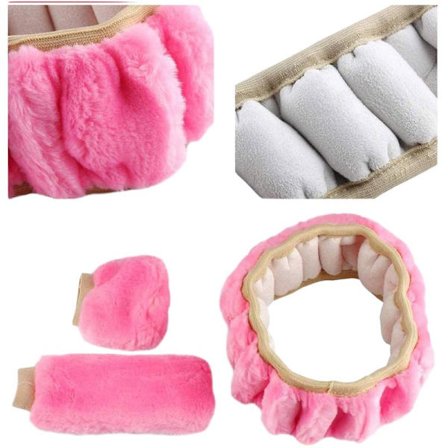 *Vinterplysj rattmuff rosa trekk fluffy ratt*