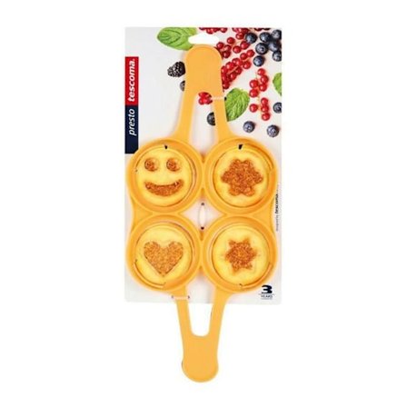 Pandekage- og æggeform x 4