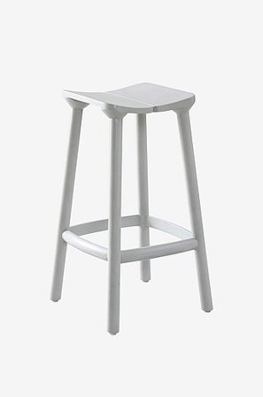 Jotex - Stołek Barowy Szary - BERGA - Kup Taborety firmy Jotex