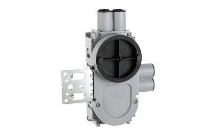 SG Veggboks Enkel 9-24mm 4-løp stender Grå