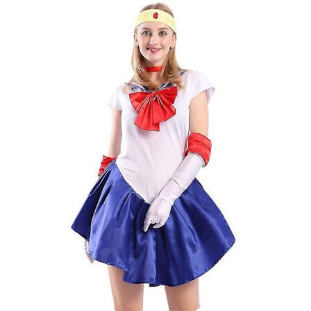 Kvinne Sailor Kostyme Antrekk Uniform