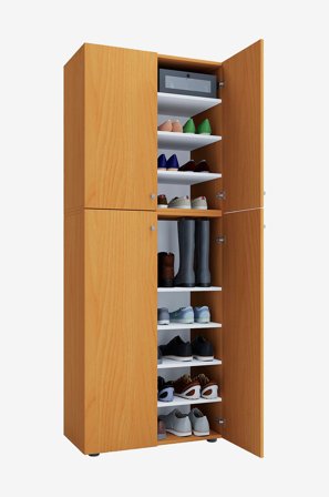 VCM - Skoskap Lona Xxl 9-rom - Beige - Skoskap - Fra Homeroom