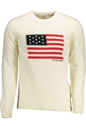 U.s. Polo Maglione Uomo Bianco
