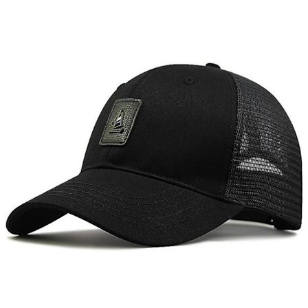 Baseballcaps med stort hode for menn i store størrelser, sommerhatt i bomullsnett - WELLNGS