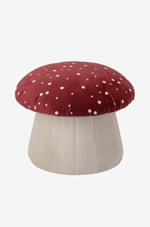 Bloomingville MINI - Puf Lue - Rød - Siddepuffer - Fra Homeroom