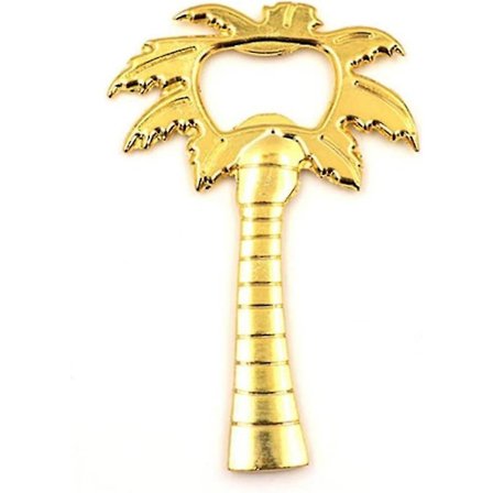 Gylden Flaskeåbner Kokospalme Form Sodavandsglaslåg Øl Brise Bartender Flaskeåbner Til Bryllup Køkkenredskab (guld1pc