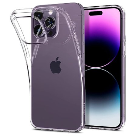 TPU-kuori iPhone 15 Pro Maxille, läpinäkyvä