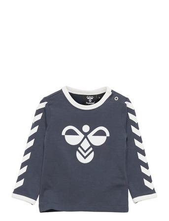 Hmlflipper T-Shirt L/S T-shirts Long-sleeved T-shirts Blå Hummel