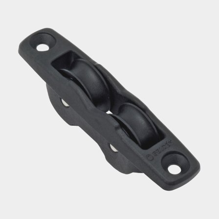 Doppelblock Seldén BBB 20, durch Deck montiert, kugelgelagert, geeignet für Leinen Ø2 - 6 mm - Boot