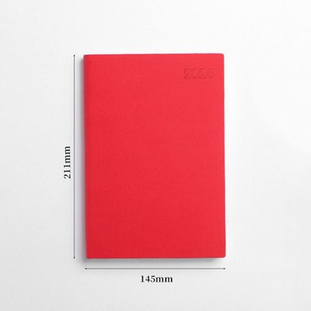 Planbok Agendabok RØD