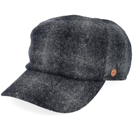 Mayser - Black earflap Czapka Z Daszkiem - Maxim Amaro Black Earflap @ Hatstore