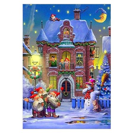 5D DIY Snöjul Full Diamantmålning