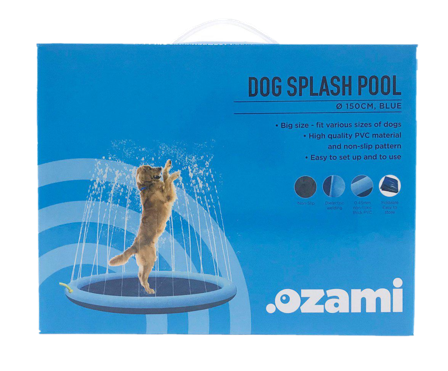 Ozami - Dog Splash Pool Ø150 cm Blue - Hund - Hundepleie & kosttilskudd - ZOO.no