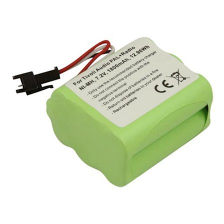 Batteri til Radio Tivoli Audio PAL+ NiMH 7.2V 1800mAh 13Wh Reference MA-4 Grøn