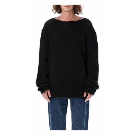 Men`s Clothing Knitwear , Zwart , Heren , Maat: M Truien & Vesten