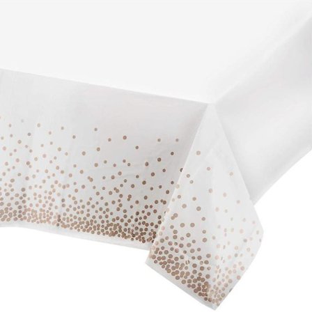 2-pack Dot Dukar Bordsdukar Dot Dukar Festdukar Dot Confetti Bordsdukar (roséguld)