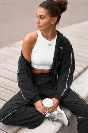 ICANIWILL - Contrast Cropped Tank Top White- Training tank tops - Damen - ICIW