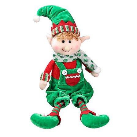 Elf Plysj Julefigurer - Jente og Gutt Elfsett