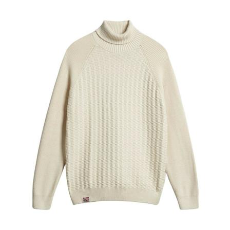 Napapijri, Turtlenecks Wit, Heren, Maat:L