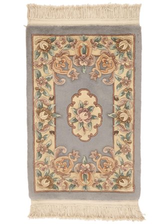 Oriental China 90 Line Rug 60X90 Brown/Dark Grey Wool, China
