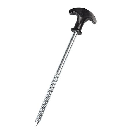 5x Stålteltspænde - Slidstærke pløkker med gevind til camping