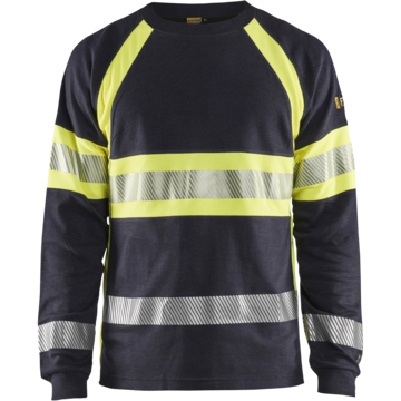 Flamskyddad T-shirt Långärmad Klass 1 Blåkläder 3484