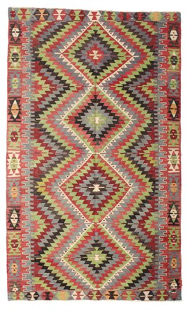 178X300 Tappeto Orientale Kilim Vintage Turchi Rosso/Beige (Lana, Turchia)