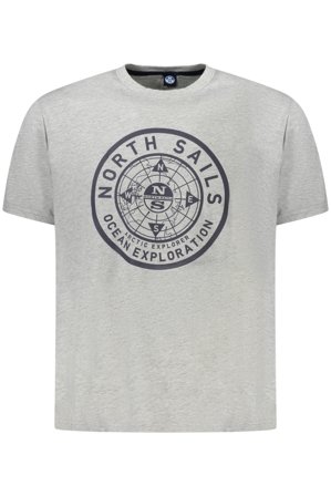 North Sails T-shirt Maniche Corte Uomo Grigio