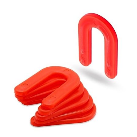 100 stk Horseshoe Shims U-formet pakning Hestesko pakning