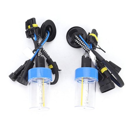 2 st Slitstark Super Ljusstyrka 9005 5500K 55W Bil Xenon Strålkastare Huvudlampa Ljus