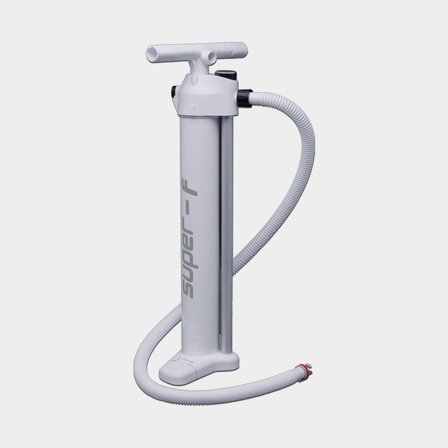 Super-F Handpump med manometer til SUP 2 bar 2x2100cc Vit