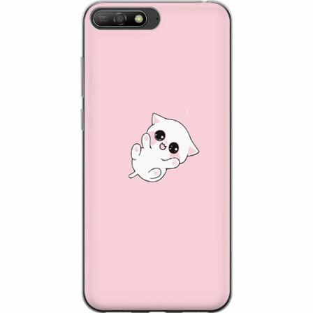Huawei Y6 (2018) Genomskinligt Skal Kawaii