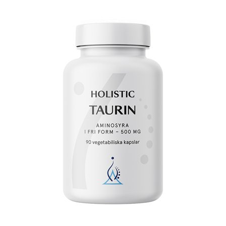 Aminosyrer Holistic Taurin 500 mg 90 vegetabilske kapsler - Bodyman.dk