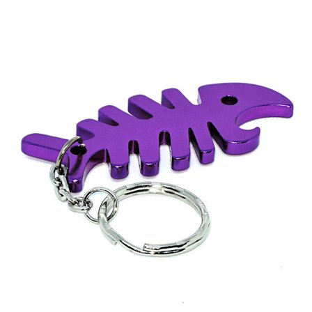 Avaimenperä - Pullonavaaja - Kalanruoto - Violetti