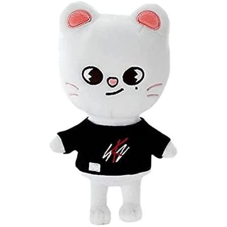 Gosedjur, Skz Plushie Stray Kids Plyschdockor För Barn Fans Gåvor Till Barn Fans-21cm Vit Katt