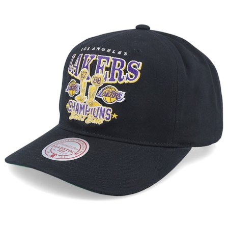 Mitchell & Ness - NBA - Black - adjustable - Cap - Los Angeles Lakers Champions Deadstock Black Adjustable - Hatstore